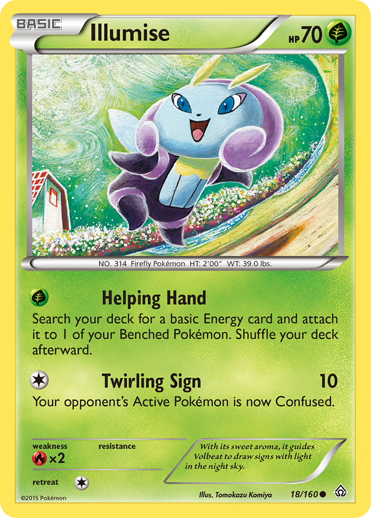 Illumise (18/160) [XY: Primal Clash] | Jomio and Rueliete's Cards and Comics