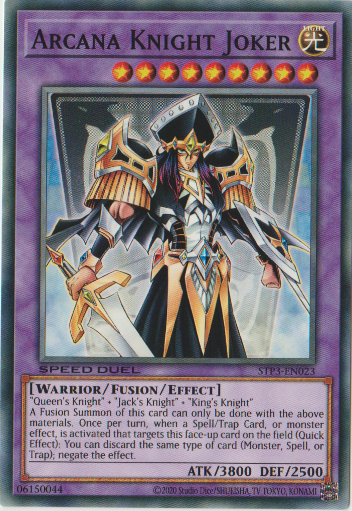 Arcana Knight Joker [STP3-EN023] Common | Jomio and Rueliete's Cards and Comics