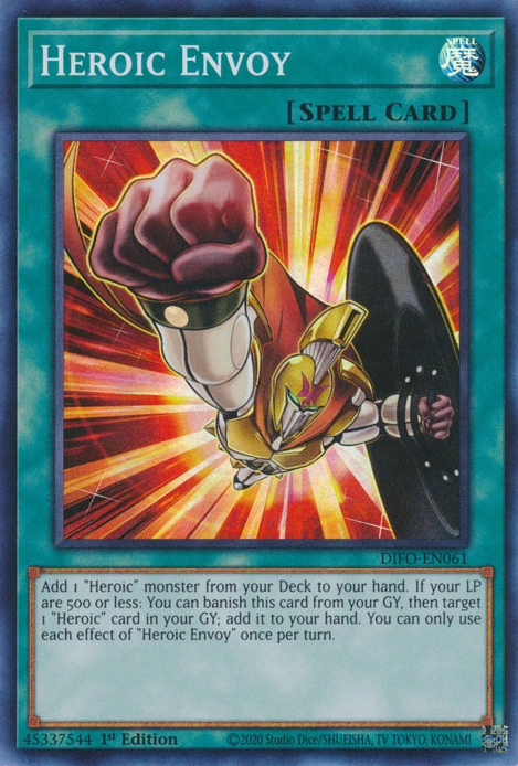 Heroic Envoy [DIFO-EN061] Super Rare | Jomio and Rueliete's Cards and Comics