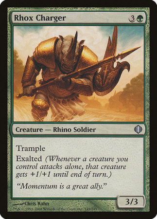 Rhox Charger [Shards of Alara] | Jomio and Rueliete's Cards and Comics