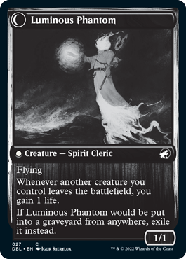 Lunarch Veteran // Luminous Phantom [Innistrad: Double Feature] | Jomio and Rueliete's Cards and Comics