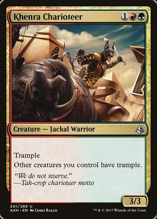 Khenra Charioteer [Amonkhet] | Jomio and Rueliete's Cards and Comics