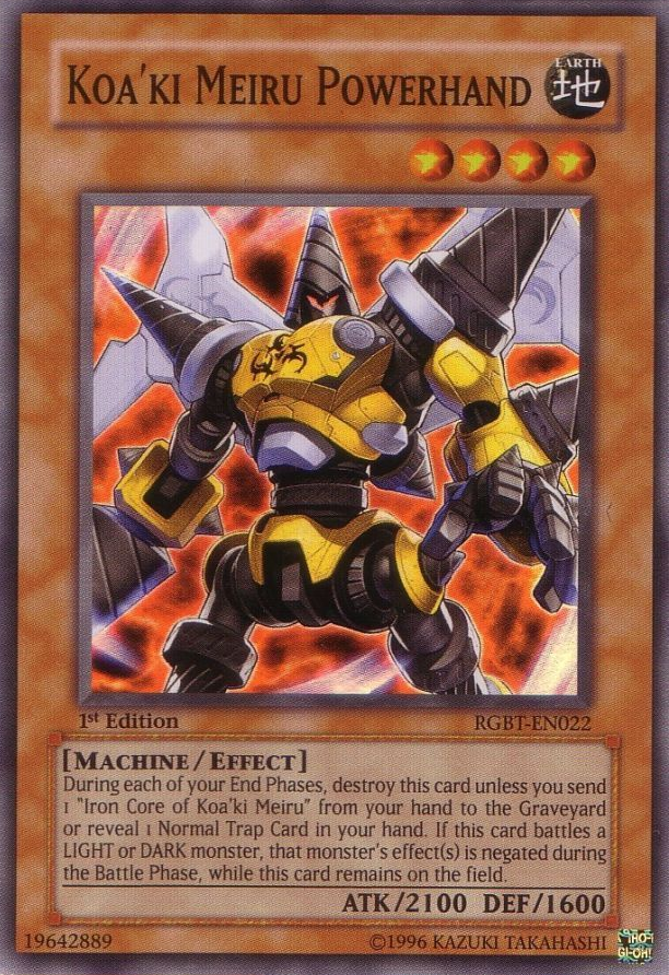 Koa'ki Meiru Powerhand [RGBT-EN022] Super Rare | Jomio and Rueliete's Cards and Comics