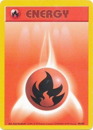 Fire Energy (98/102) [Base Set Unlimited] | Jomio and Rueliete's Cards and Comics