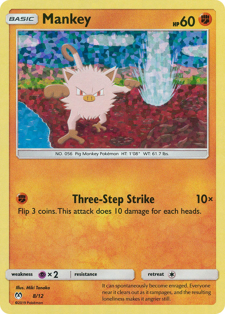 Mankey (8/12) [McDonald's Promos: 2019 Collection] | Jomio and Rueliete's Cards and Comics