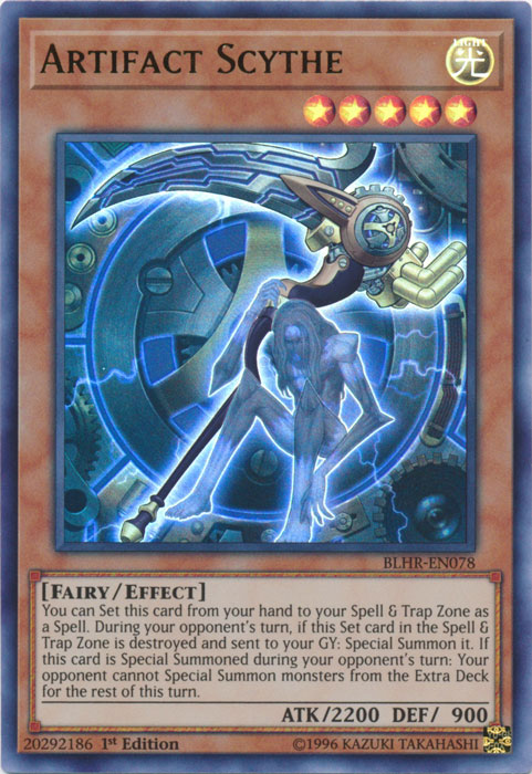 Artifact Scythe [BLHR-EN078] Ultra Rare | Jomio and Rueliete's Cards and Comics