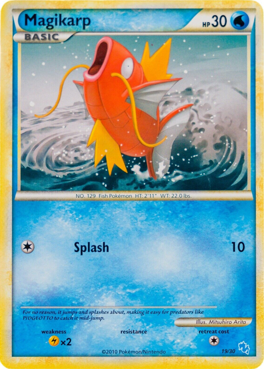 Magikarp (19/30) [HeartGold & SoulSilver: Trainer Kit - Gyarados] | Jomio and Rueliete's Cards and Comics