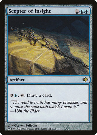 Scepter of Insight [Conflux] | Jomio and Rueliete's Cards and Comics
