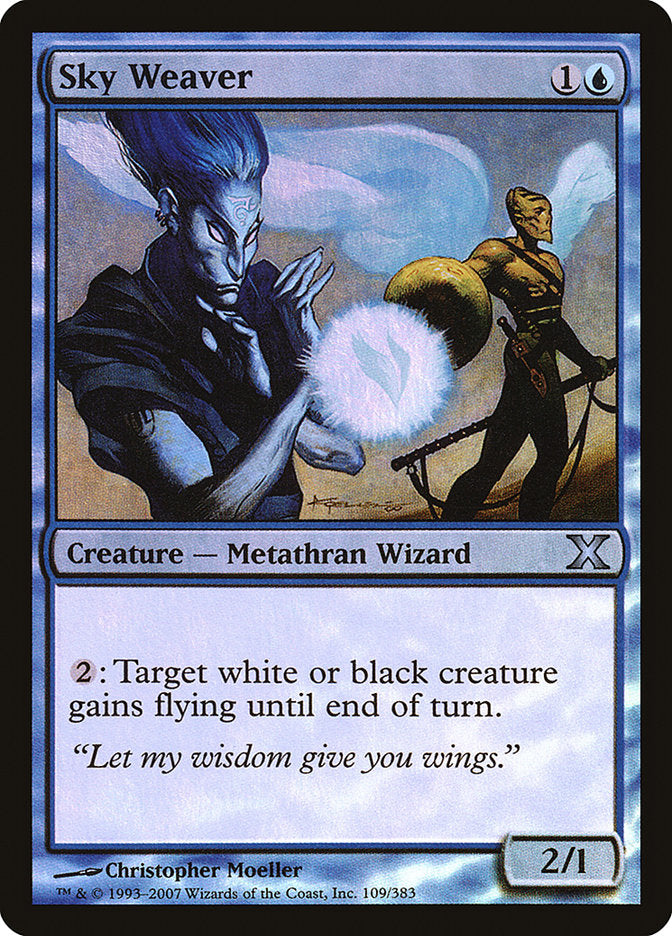 Sky Weaver (Premium Foil) [Tenth Edition] | Jomio and Rueliete's Cards and Comics