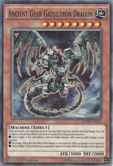 Ancient Gear Gadjiltron Dragon [SDGR-EN013] Common | Jomio and Rueliete's Cards and Comics