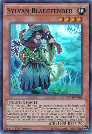 Sylvan Bladefender [MP14-EN186] Super Rare | Jomio and Rueliete's Cards and Comics