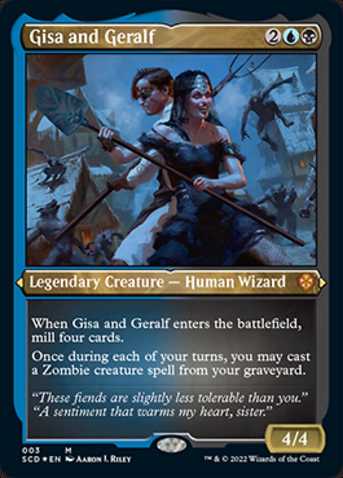 Gisa and Geralf (Foil Etched) [Starter Commander Decks] | Jomio and Rueliete's Cards and Comics