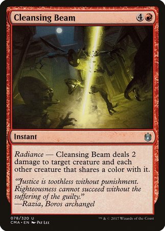 Cleansing Beam [Commander Anthology] | Jomio and Rueliete's Cards and Comics