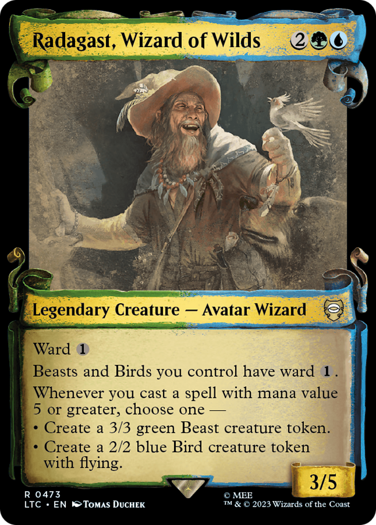 Radagast, Wizard of Wilds [The Lord of the Rings: Tales of Middle-Earth Commander Showcase Scrolls] | Jomio and Rueliete's Cards and Comics