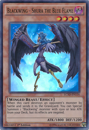 Blackwing - Shura the Blue Flame [LC5D-EN114] Ultra Rare | Jomio and Rueliete's Cards and Comics