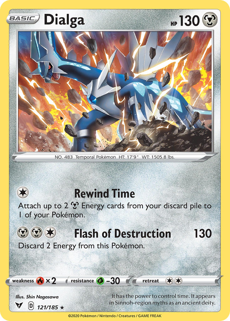 Dialga (121/185) [Sword & Shield: Vivid Voltage] | Jomio and Rueliete's Cards and Comics