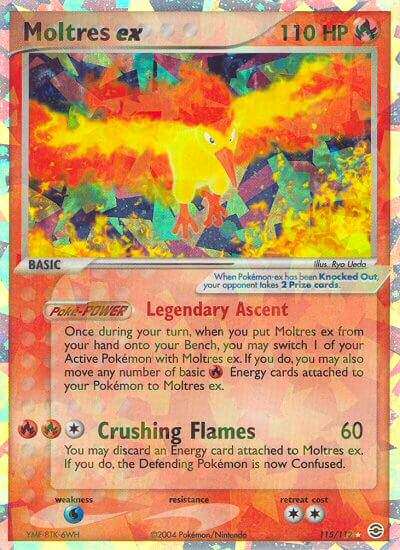 Moltres ex (115/112) [EX: FireRed & LeafGreen] | Jomio and Rueliete's Cards and Comics