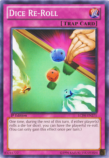 Dice Re-Roll [LCJW-EN271] Common | Jomio and Rueliete's Cards and Comics