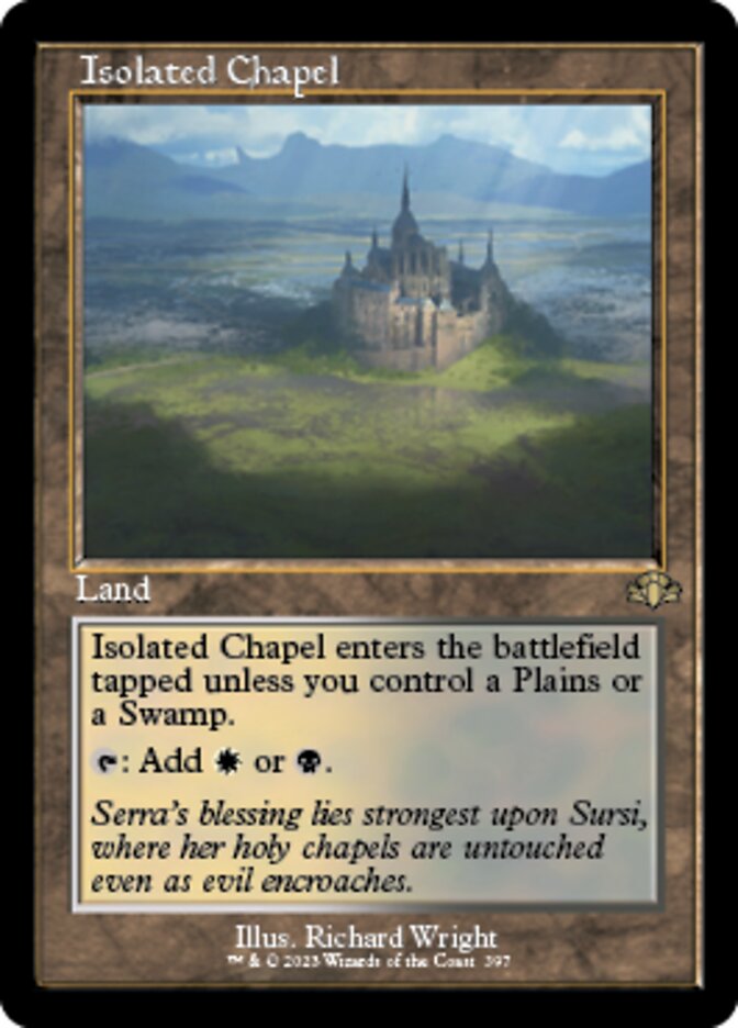 Isolated Chapel (Retro) [Dominaria Remastered] | Jomio and Rueliete's Cards and Comics