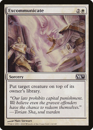 Excommunicate [Magic 2011] | Jomio and Rueliete's Cards and Comics