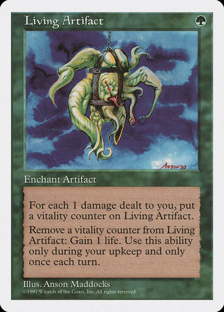 Living Artifact [Fifth Edition] | Jomio and Rueliete's Cards and Comics