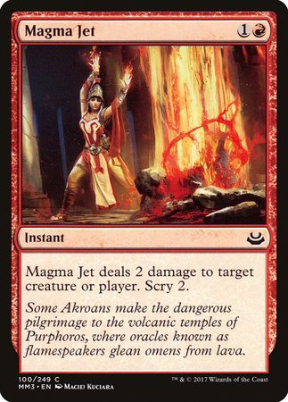 Magma Jet [Modern Masters 2017] | Jomio and Rueliete's Cards and Comics