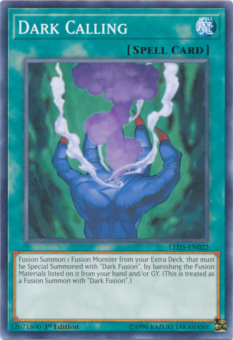 Dark Calling [LED5-EN022] Common | Jomio and Rueliete's Cards and Comics