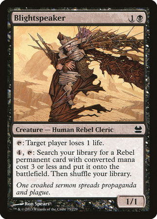 Blightspeaker [Modern Masters] | Jomio and Rueliete's Cards and Comics