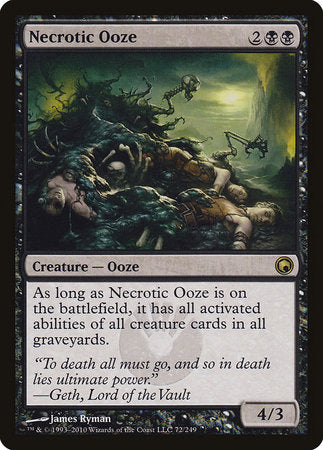 Necrotic Ooze [Scars of Mirrodin] | Jomio and Rueliete's Cards and Comics