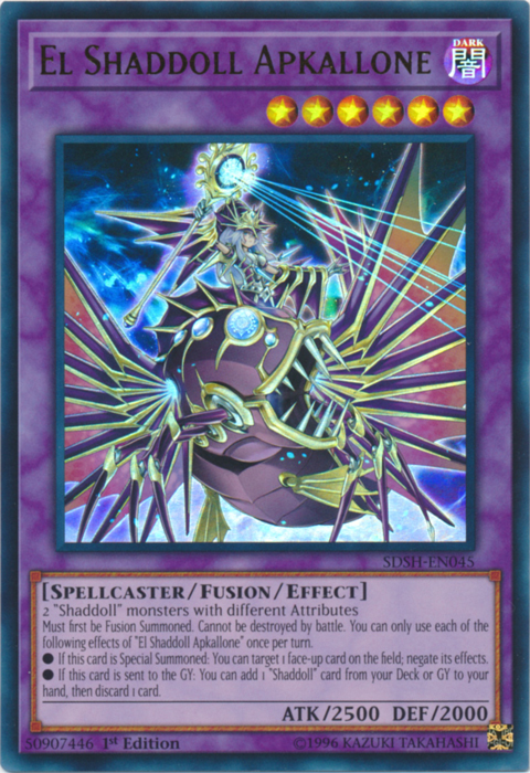 El Shaddoll Apkallone [SDSH-EN045] Ultra Rare | Jomio and Rueliete's Cards and Comics