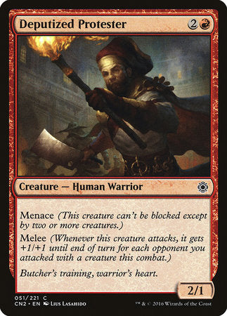 Deputized Protester [Conspiracy: Take the Crown] | Jomio and Rueliete's Cards and Comics