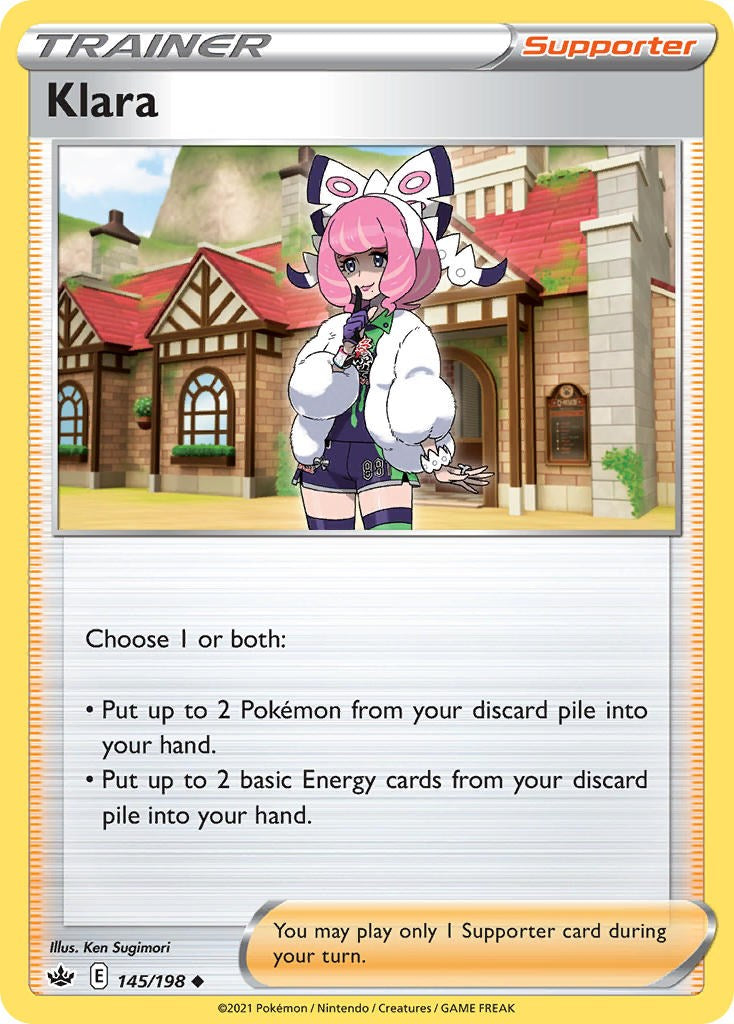 Klara (145/198) (Cosmos Foil) [Sword & Shield: Chilling Reign] | Jomio and Rueliete's Cards and Comics