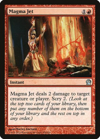 Magma Jet [Theros] | Jomio and Rueliete's Cards and Comics