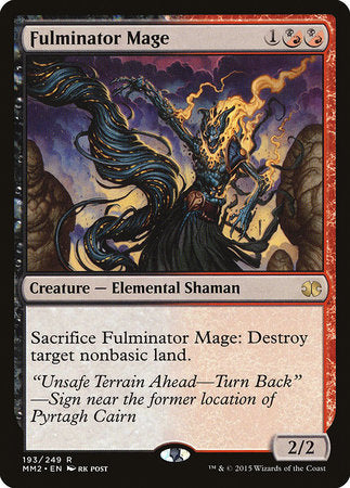 Fulminator Mage [Modern Masters 2015] | Jomio and Rueliete's Cards and Comics