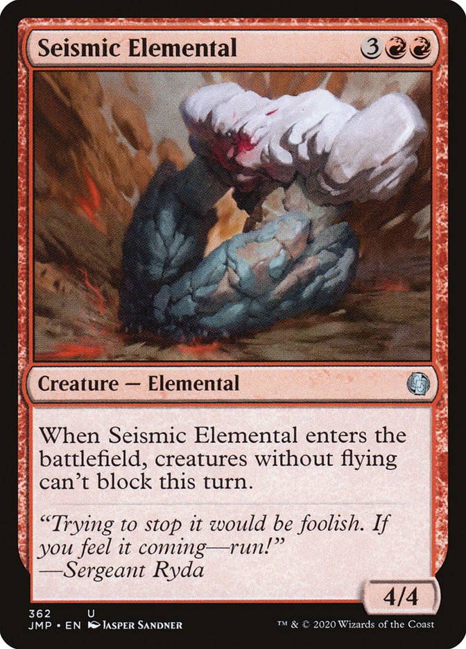 Seismic Elemental [Jumpstart] | Jomio and Rueliete's Cards and Comics