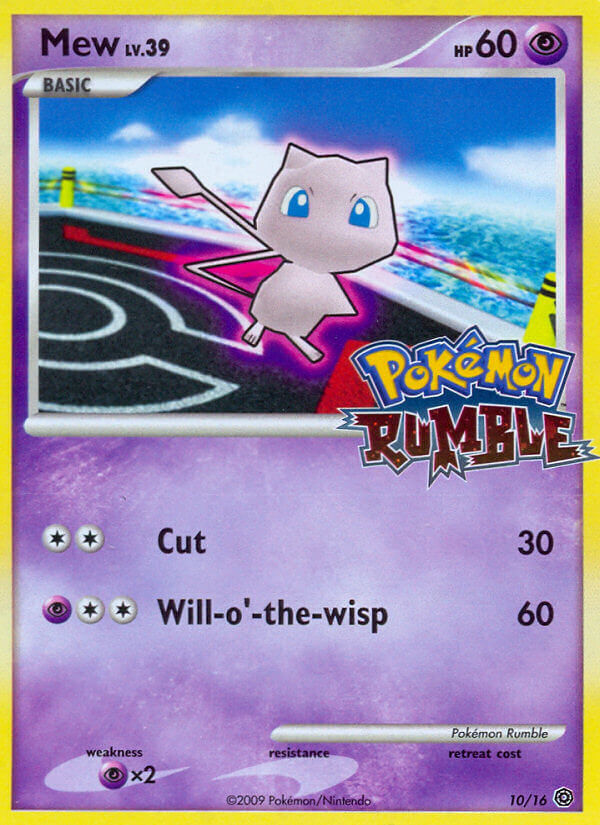 Mew (10/16) [Pokémon Rumble] | Jomio and Rueliete's Cards and Comics