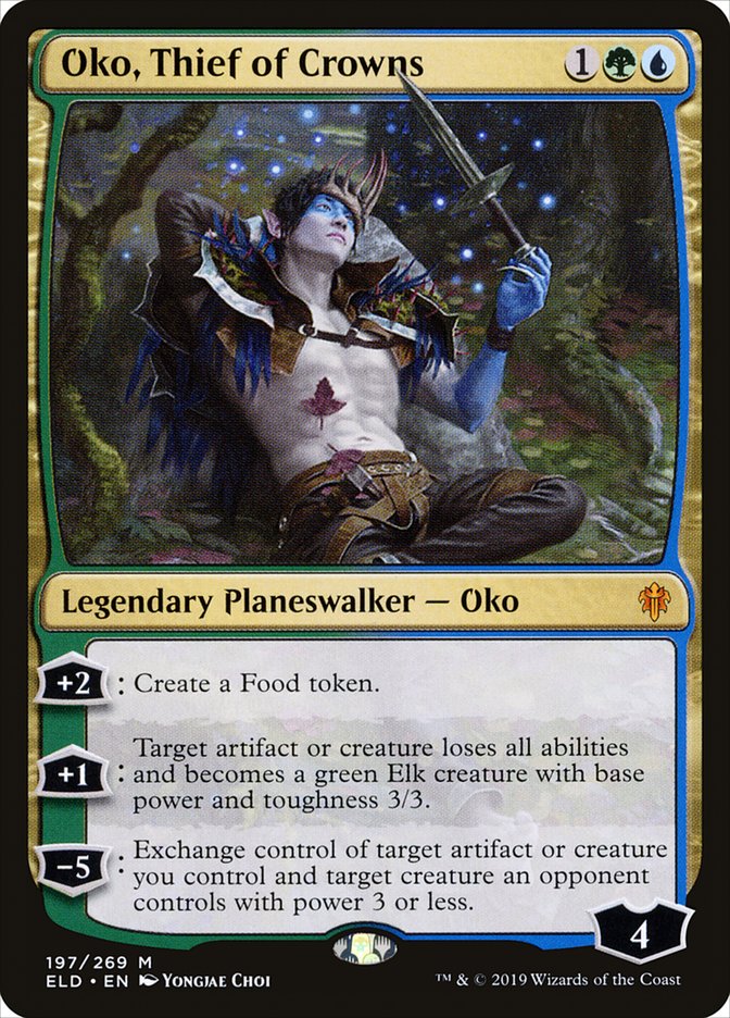 Oko, Thief of Crowns [Throne of Eldraine] | Jomio and Rueliete's Cards and Comics