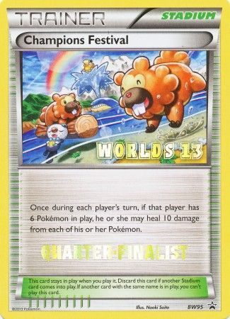 Champions Festival (BW95) (2013 Quarter Finalist) [Black & White: Black Star Promos] | Jomio and Rueliete's Cards and Comics