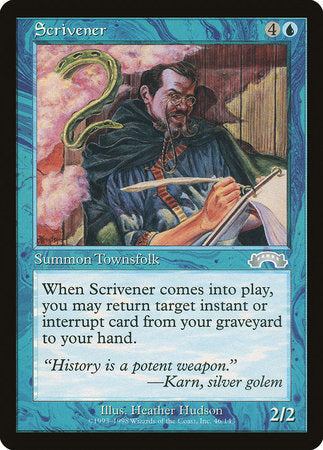 Scrivener [Exodus] | Jomio and Rueliete's Cards and Comics