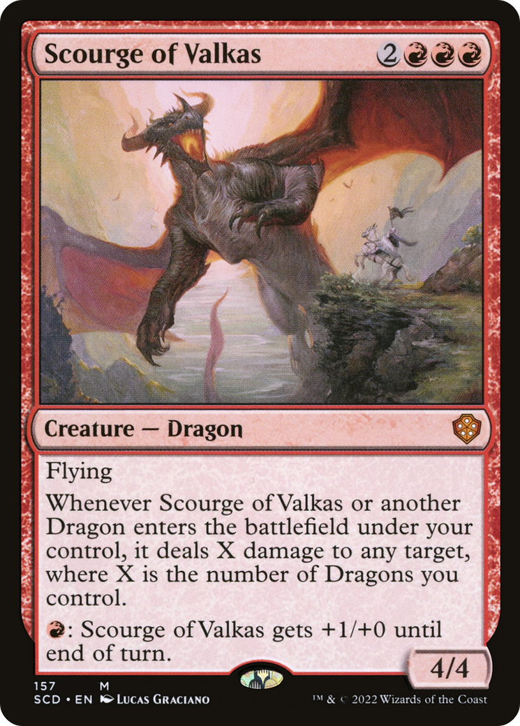 Scourge of Valkas [Starter Commander Decks] | Jomio and Rueliete's Cards and Comics