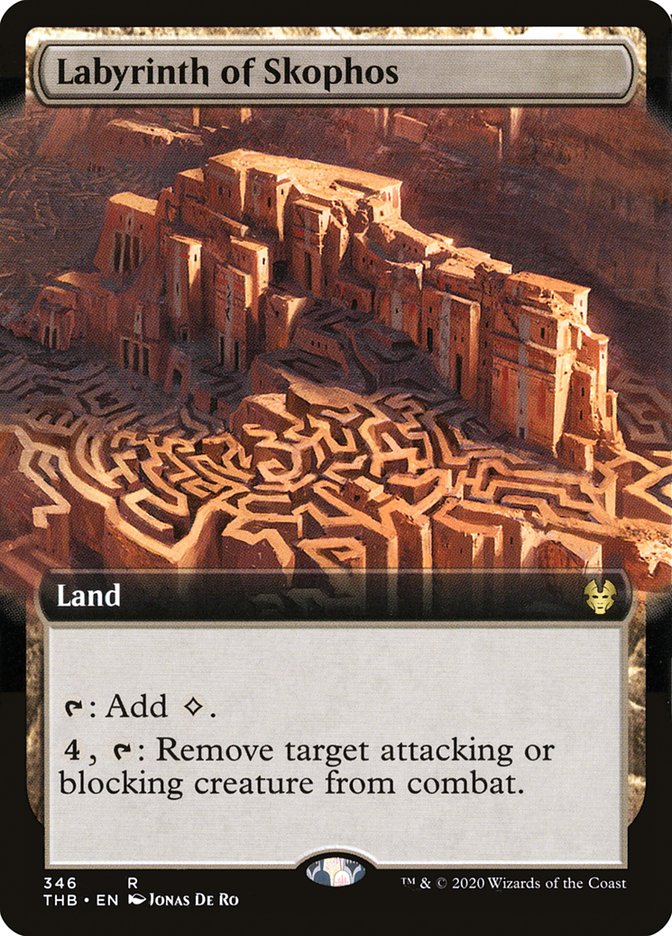 Labyrinth of Skophos (Extended Art) [Theros Beyond Death] | Jomio and Rueliete's Cards and Comics