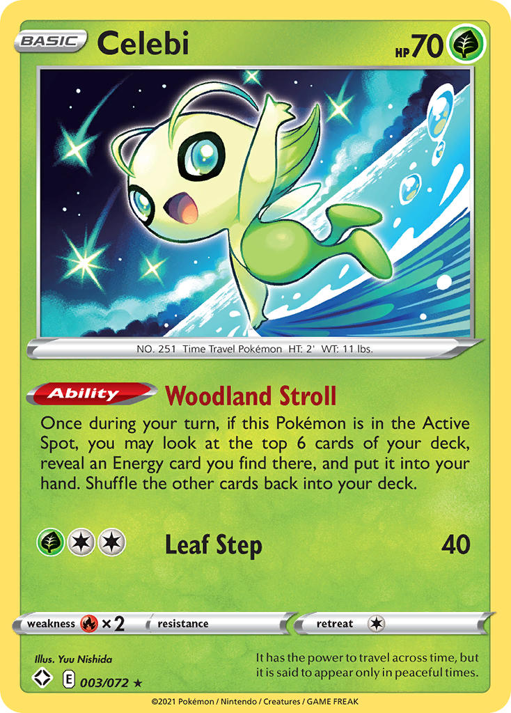 Celebi (003/072) [Sword & Shield: Shining Fates] | Jomio and Rueliete's Cards and Comics