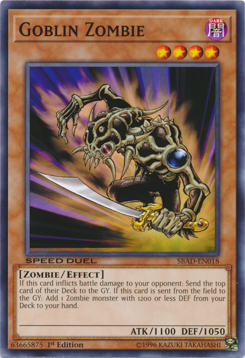 Goblin Zombie [SBAD-EN018] Common | Jomio and Rueliete's Cards and Comics