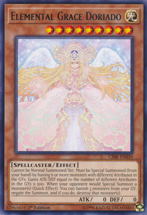 Elemental Grace Doriado [CIBR-EN039] Rare | Jomio and Rueliete's Cards and Comics