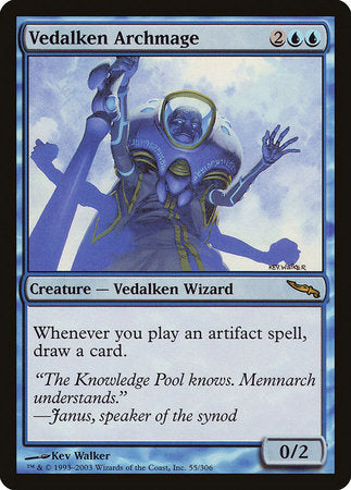 Vedalken Archmage [Mirrodin] | Jomio and Rueliete's Cards and Comics