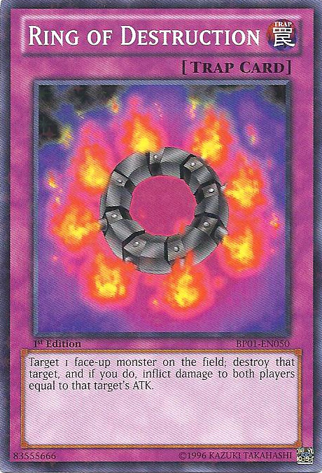 Ring of Destruction [BP01-EN050] Rare | Jomio and Rueliete's Cards and Comics