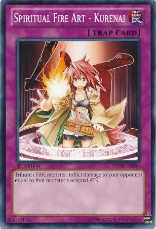 Spiritual Fire Art - Kurenai [SDOK-EN036] Common | Jomio and Rueliete's Cards and Comics