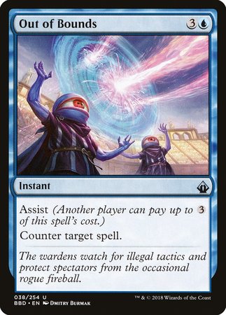 Out of Bounds [Battlebond] | Jomio and Rueliete's Cards and Comics