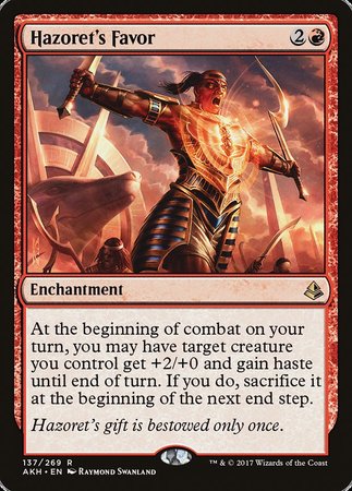 Hazoret's Favor [Amonkhet] | Jomio and Rueliete's Cards and Comics
