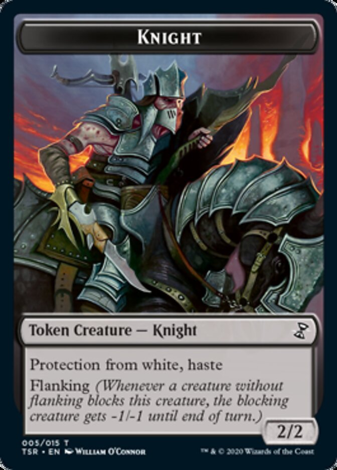 Knight Token [Time Spiral Remastered Tokens] | Jomio and Rueliete's Cards and Comics